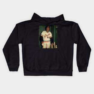 Willie McCovey - Left Oakland Athletics, Signed With San Francisco Giants Kids Hoodie